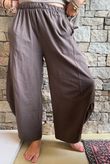 Lagen 7/8 Barrel Pant Chocolate